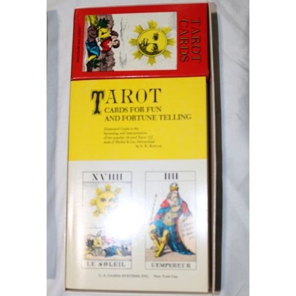 SOLD!!  VTG Tarot Card Deluxe Edition 1JJ Deck Switzerland - Picture 5 of 13